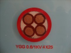 YGG 0.6/1KV 4*25硅橡膠移動柔性電纜